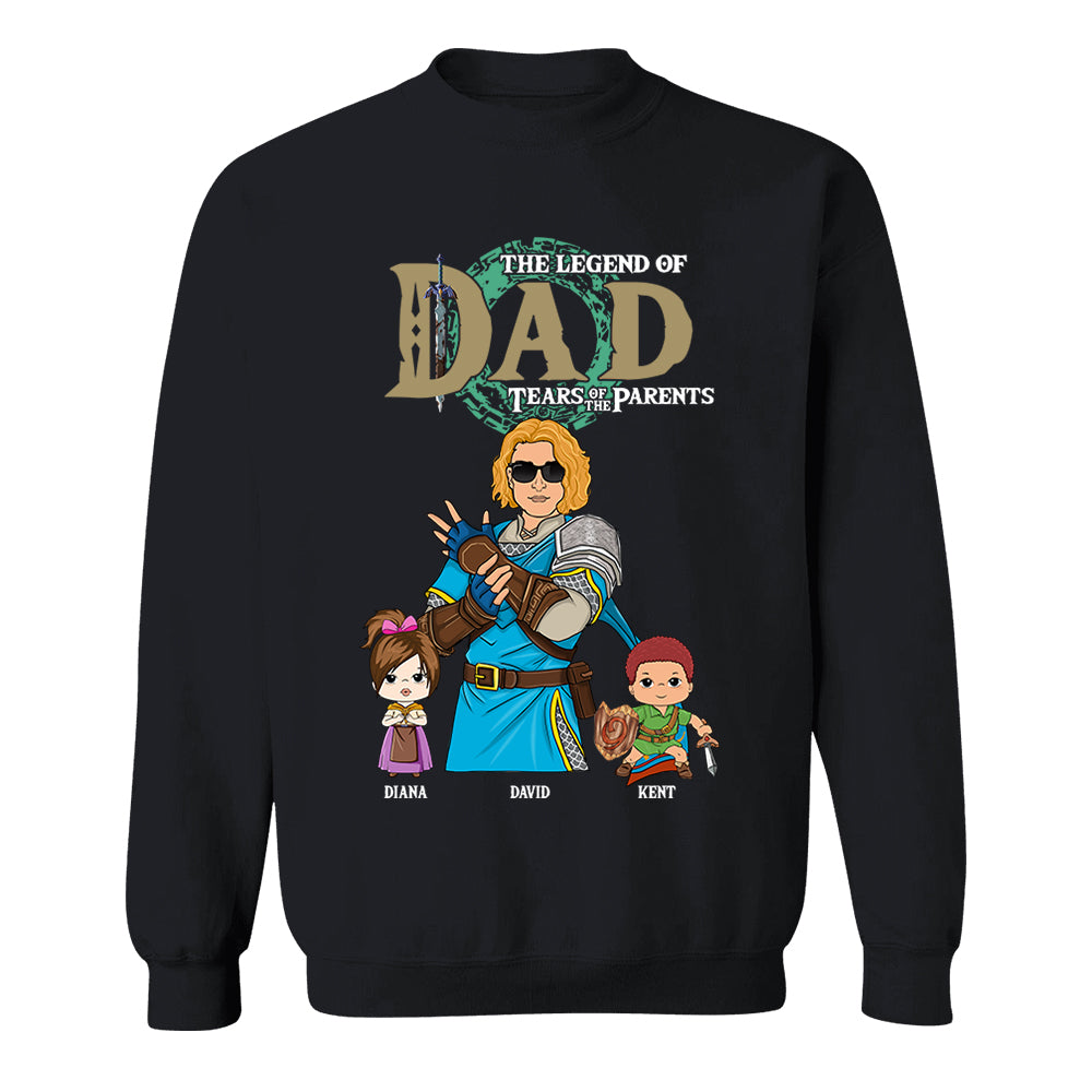 Personalized The Legend of Dad Tears of the Parents - Best Dad Ever Shirt