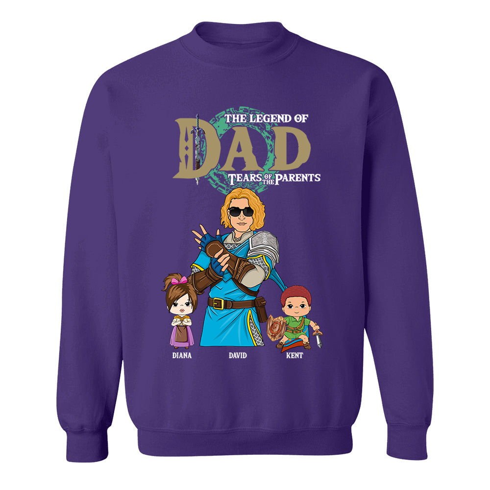 Personalized The Legend of Dad Tears of the Parents - Best Dad Ever Shirt