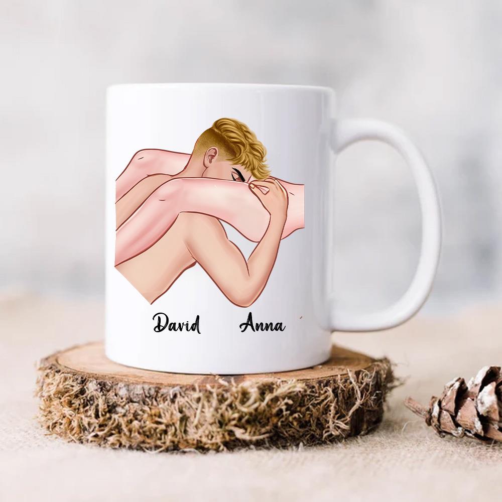 I Love Your Face - Personalized Mug For Couple, Naughty Valentines Day Gifts Nh00