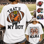 vThat’s My Boy Personalized Football Mom Football Grandma Shirt Gift For Sport Family T1807 Hv01