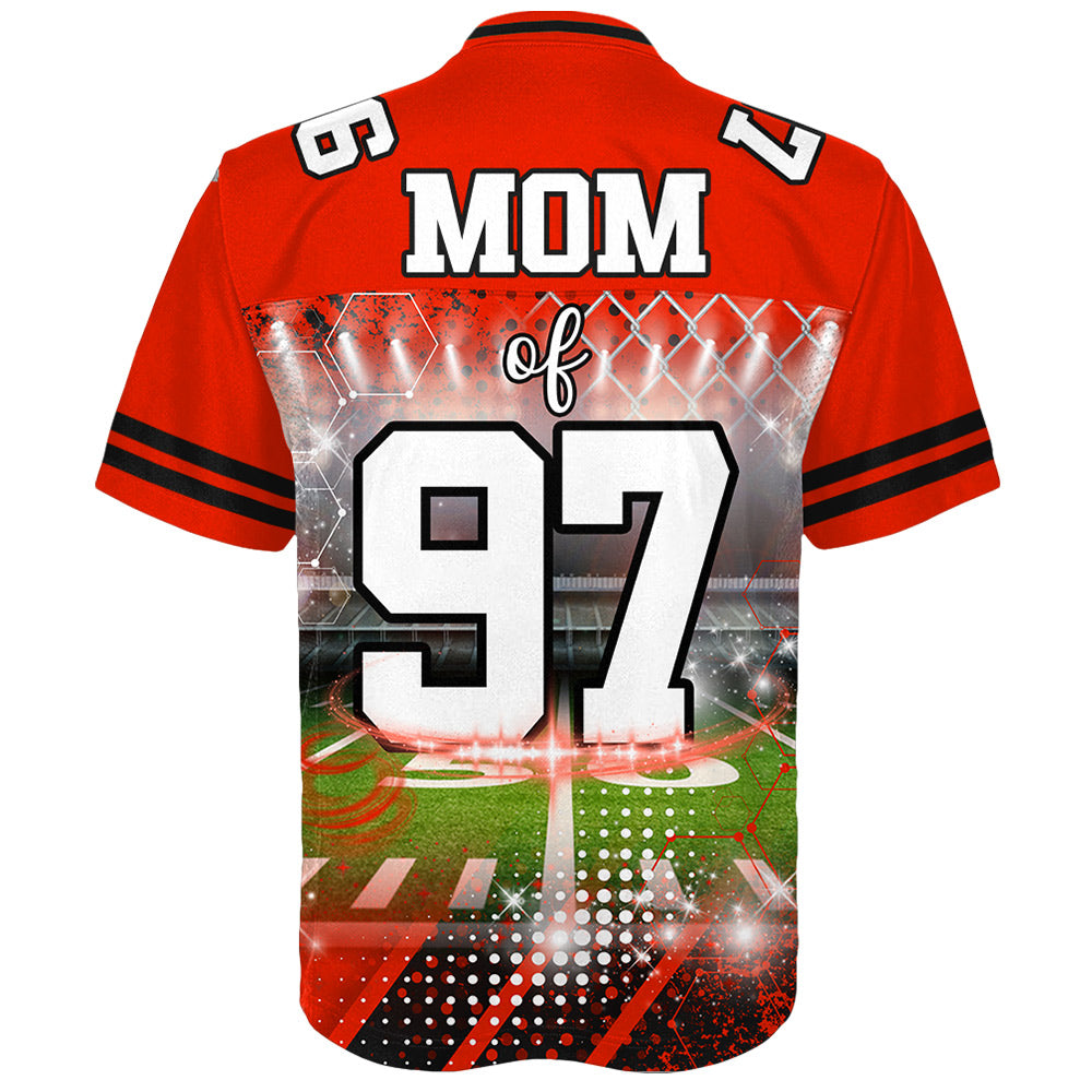 Custom Upload Photo Earn Every Yard Football Jersey Gift For Football Lovers - Personalized Gift For Football Player vr2 Do99
