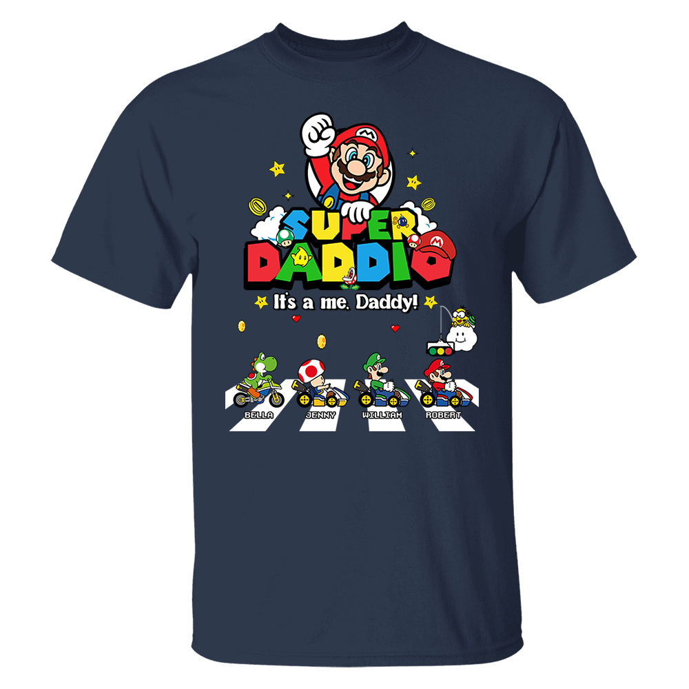 Personalized Super Daddio Shirt, Super Dad Shirt, Father's Day Gift