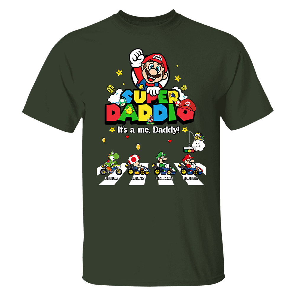 Personalized Super Daddio Shirt, Super Dad Shirt, Father's Day Gift