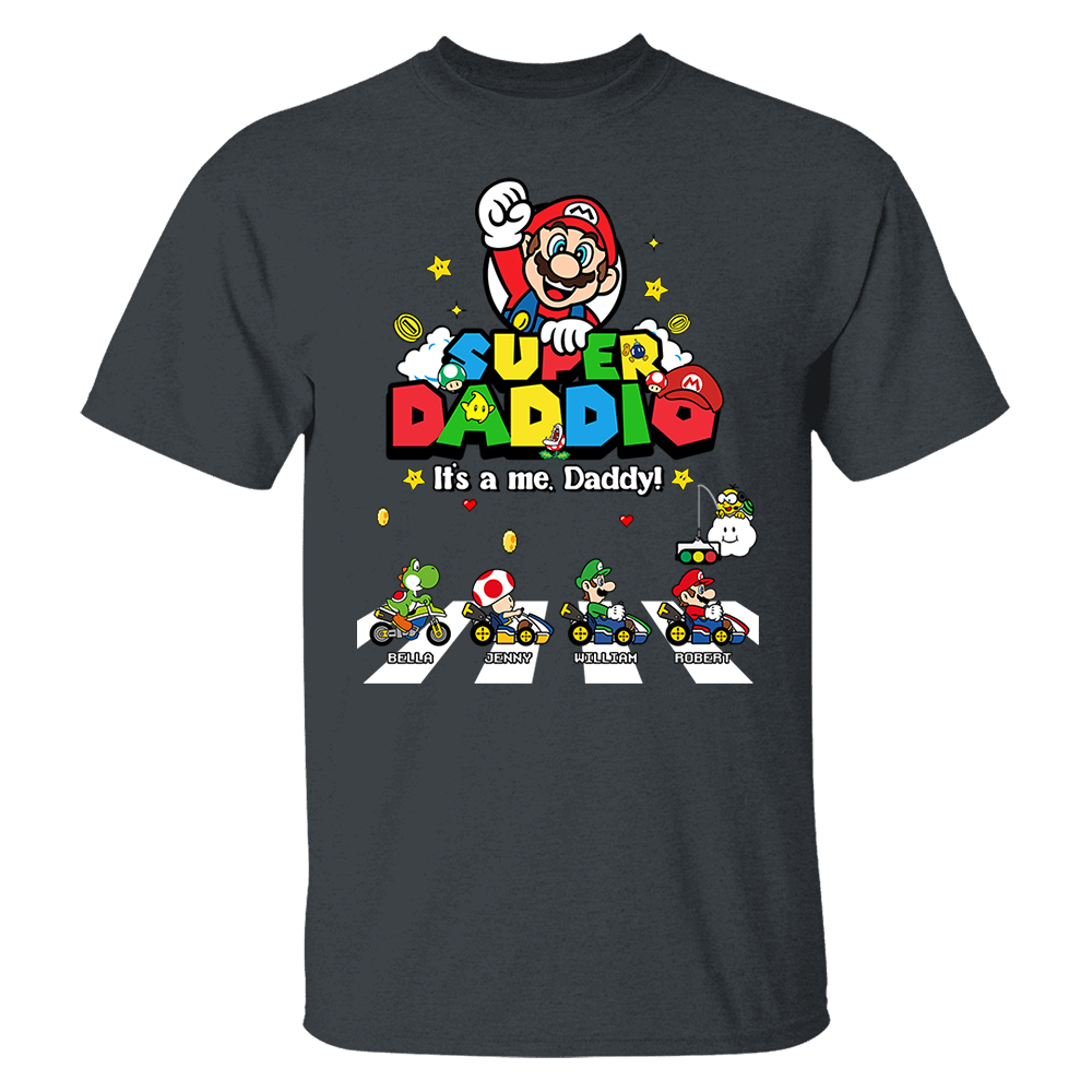 Personalized Super Daddio Shirt, Super Dad Shirt, Father's Day Gift