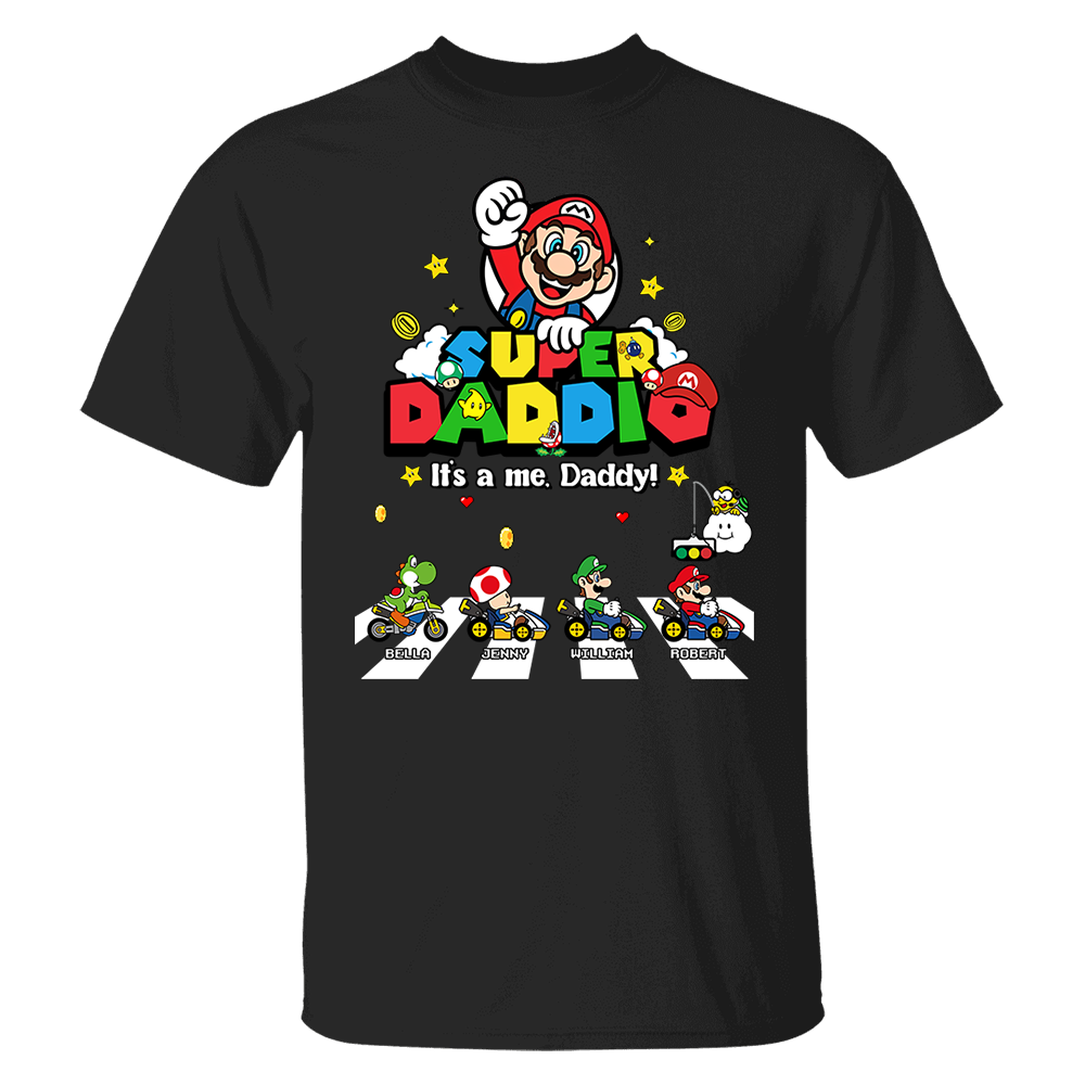 Personalized Super Daddio Shirt, Super Dad Shirt, Father's Day Gift