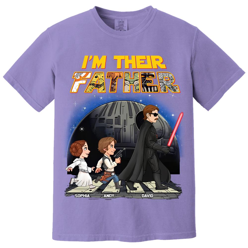 Personalized I Am Their Father Shirt, Custom Dad And Kids Name Shirt, Fathers Day Shirt, Gift for Dad Na02 Hv01