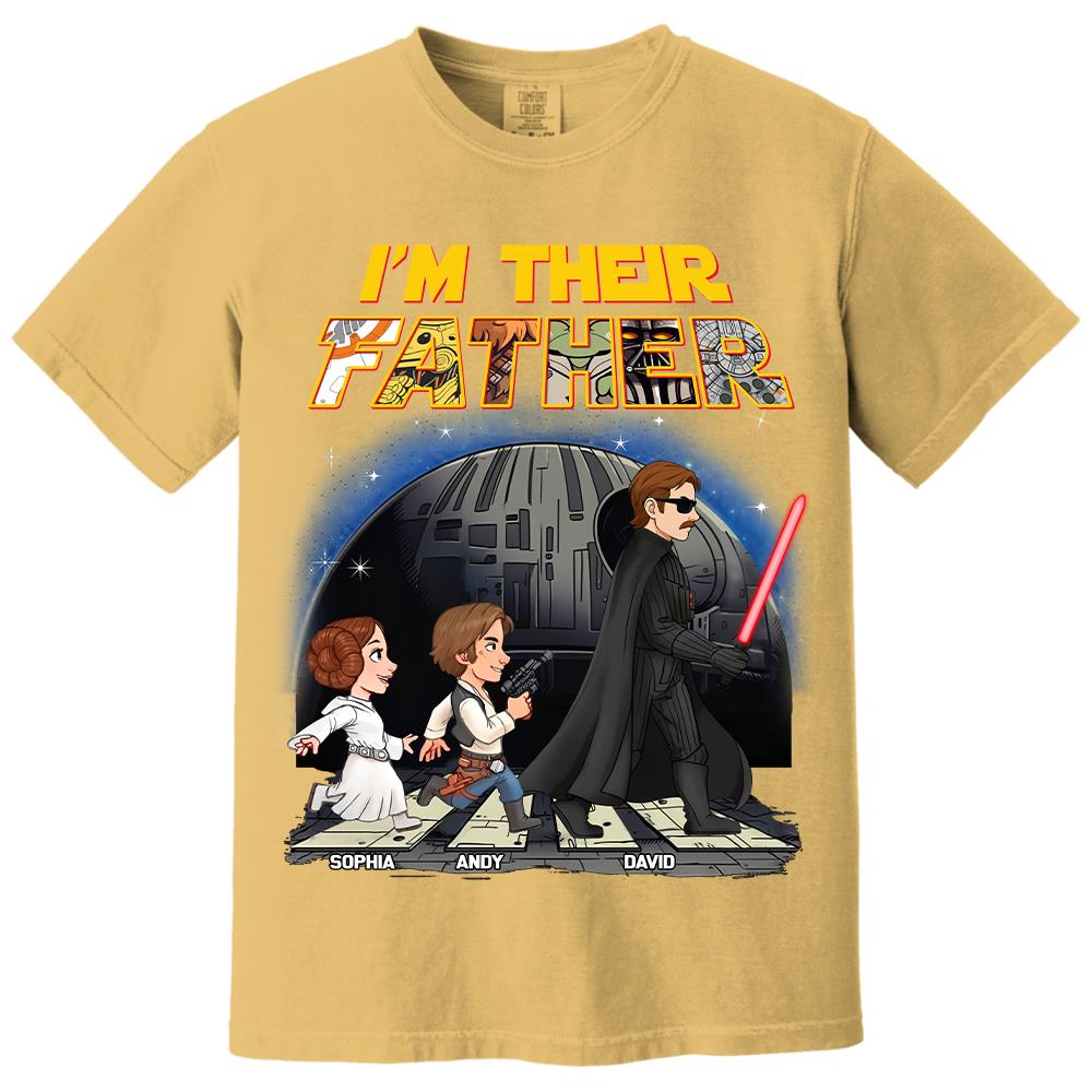 Personalized I Am Their Father Shirt, Custom Dad And Kids Name Shirt, Fathers Day Shirt, Gift for Dad Na02 Hv01