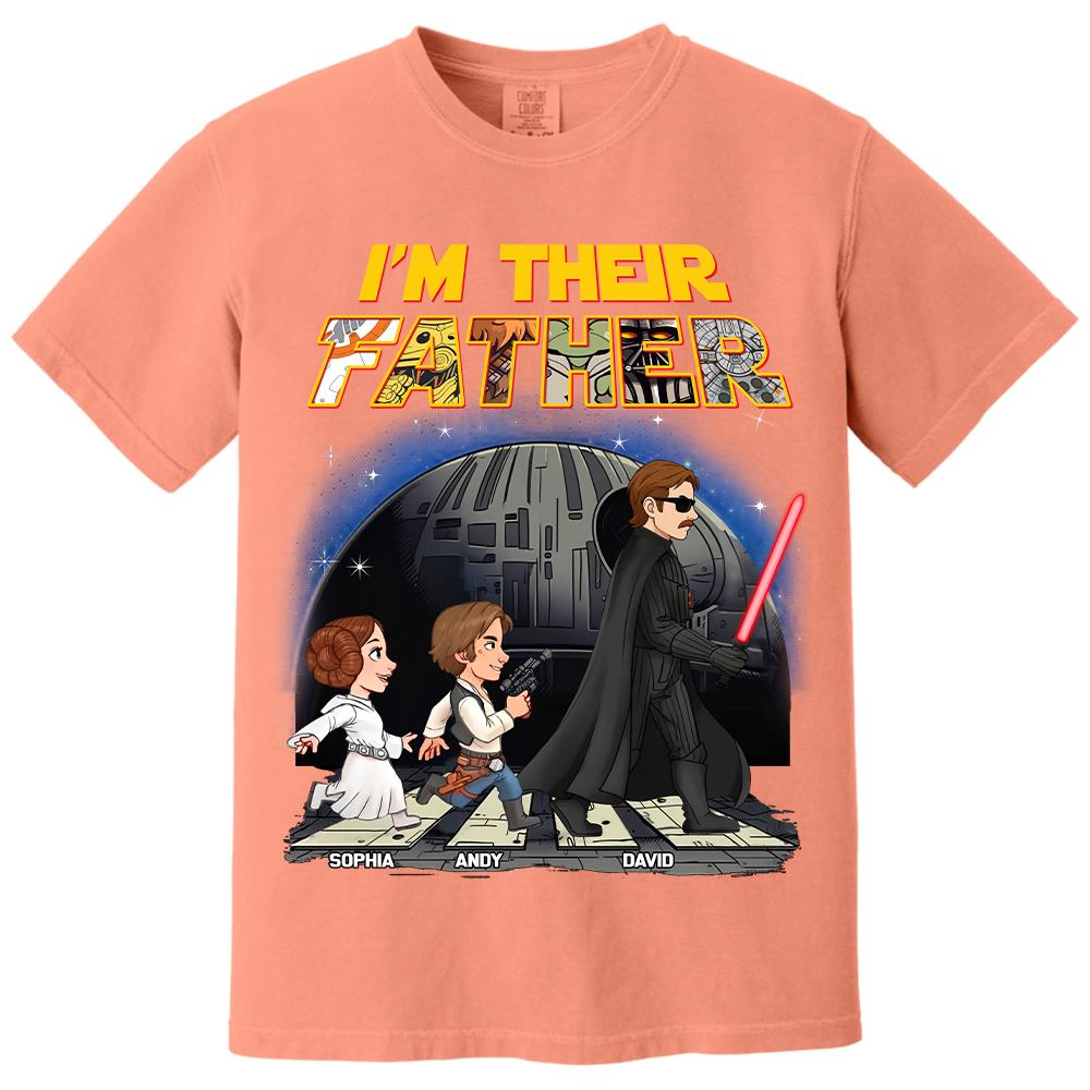 Personalized I Am Their Father Shirt, Custom Dad And Kids Name Shirt, Fathers Day Shirt, Gift for Dad Na02 Hv01