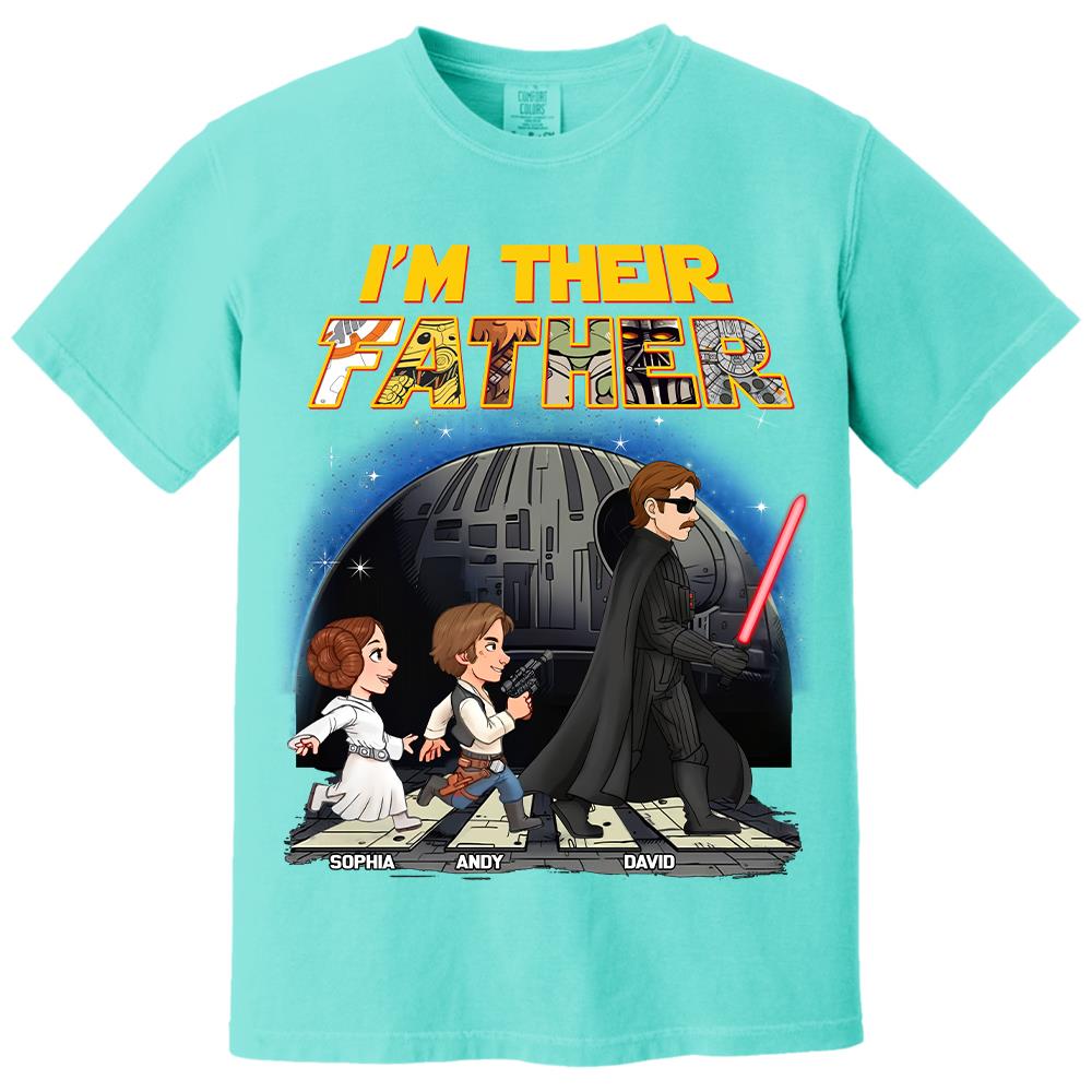 Personalized I Am Their Father Shirt, Custom Dad And Kids Name Shirt, Fathers Day Shirt, Gift for Dad Na02 Hv01