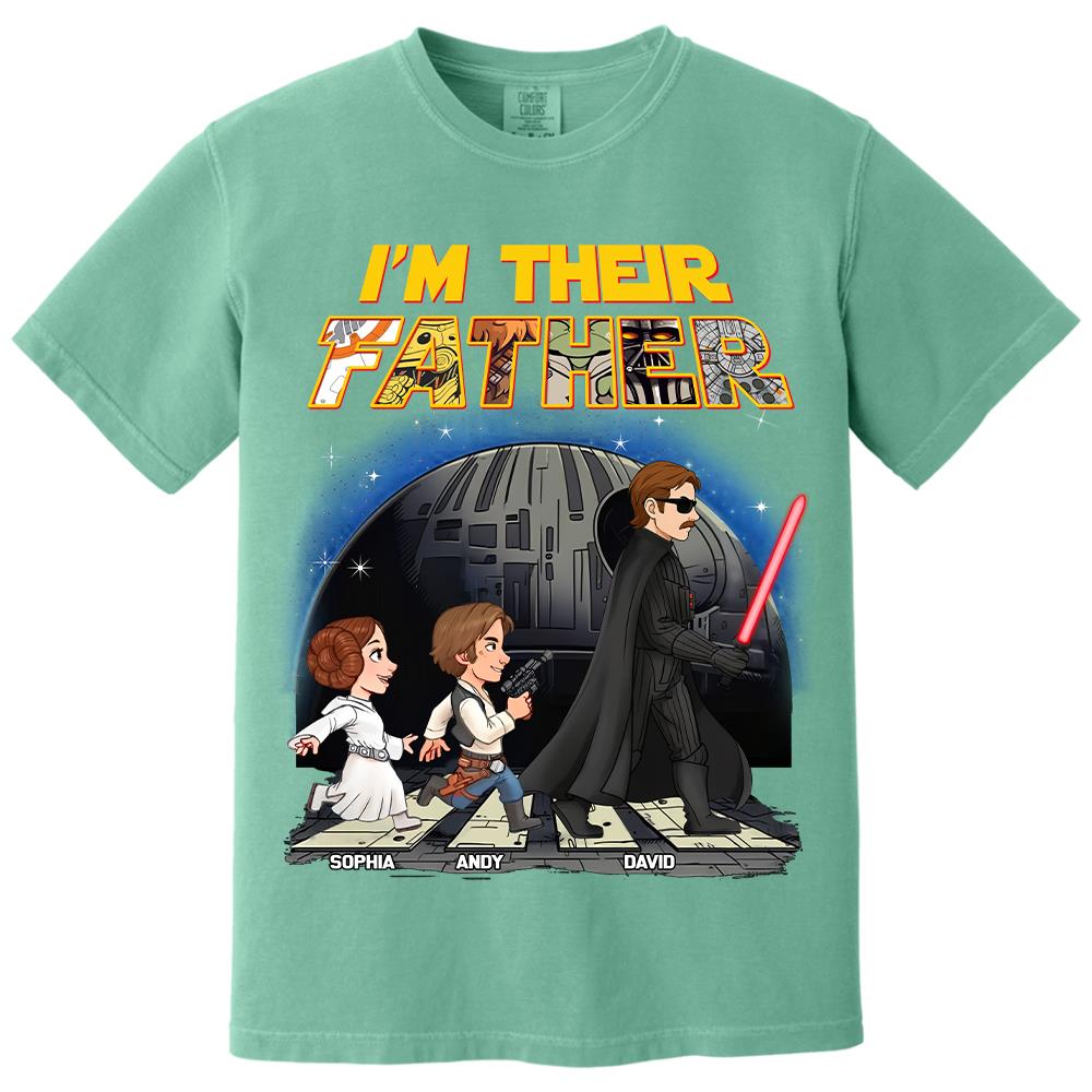 Personalized I Am Their Father Shirt, Custom Dad And Kids Name Shirt, Fathers Day Shirt, Gift for Dad Na02 Hv01