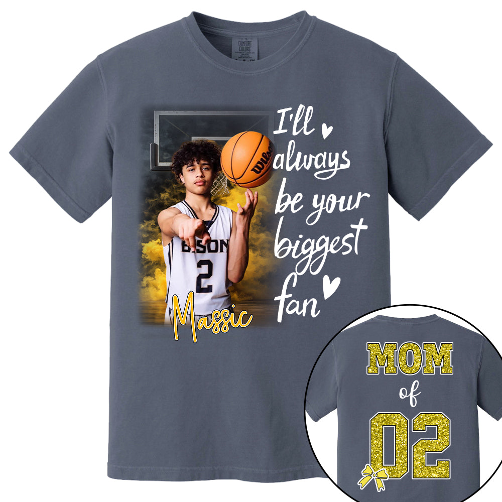Custom Photo Basketball Shirt For Basketball Mom Grandma Sport Family Lovers T1807 T24