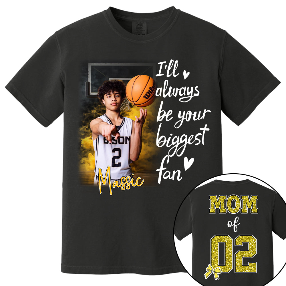 Custom Photo Basketball Shirt For Basketball Mom Grandma Sport Family Lovers T1807 T24