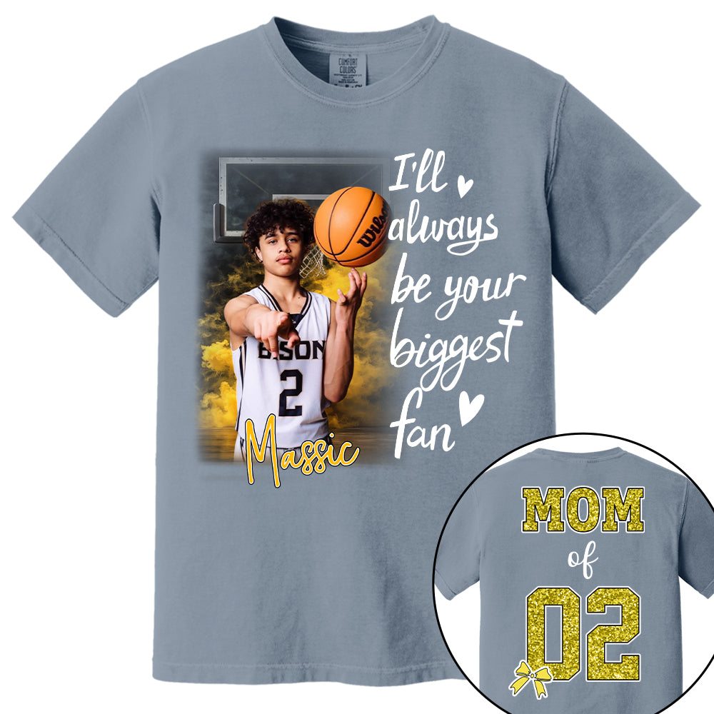 Custom Photo Basketball Shirt For Basketball Mom Grandma Sport Family Lovers T1807 T24