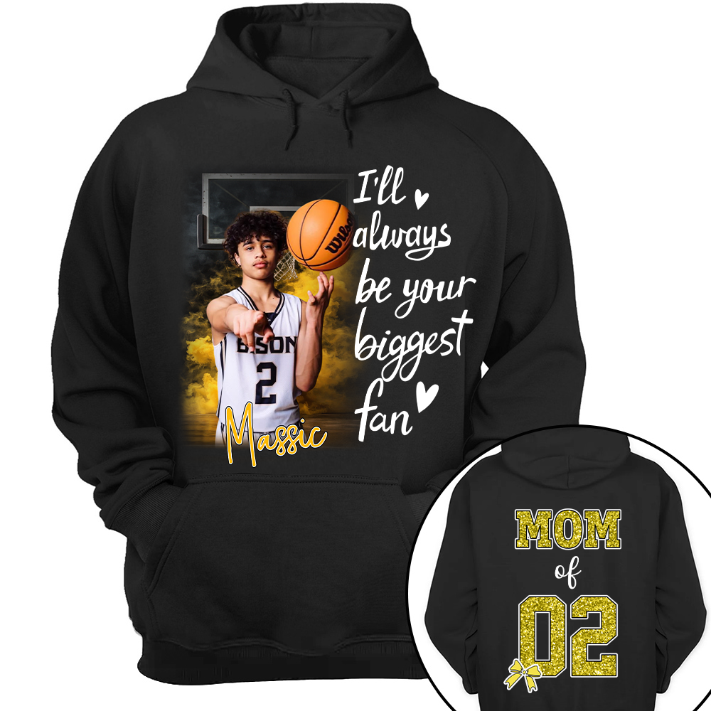 Custom Photo Basketball Shirt For Basketball Mom Grandma Sport Family Lovers T1807 T24