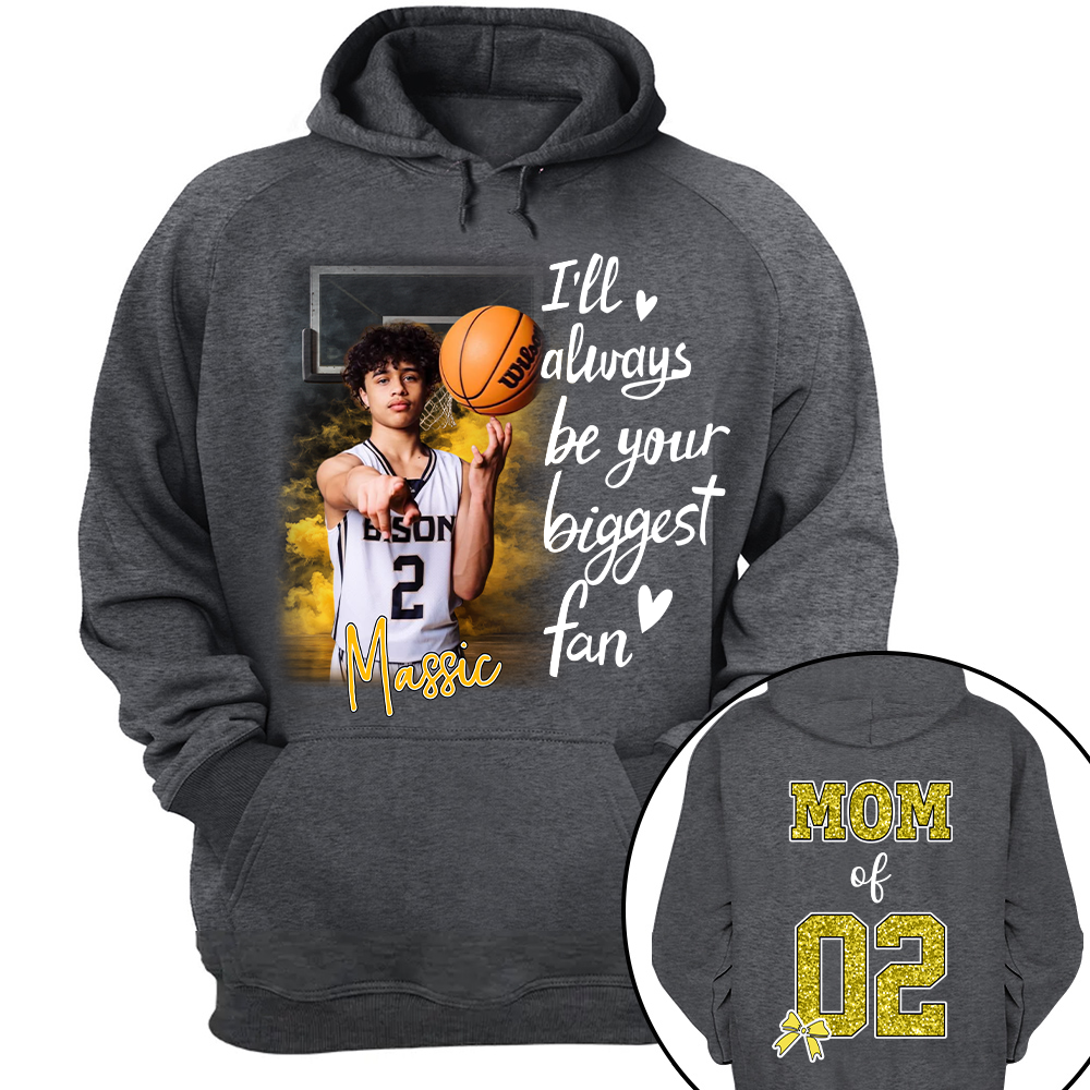 Custom Photo Basketball Shirt For Basketball Mom Grandma Sport Family Lovers T1807 T24