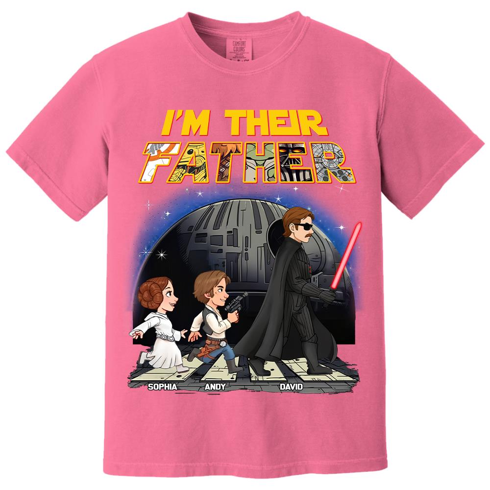 Personalized I Am Their Father Shirt, Custom Dad And Kids Name Shirt, Fathers Day Shirt, Gift for Dad Na02 Hv01