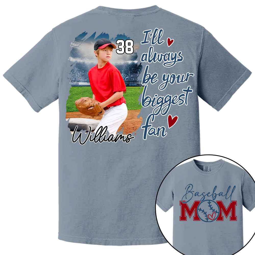 Baseball Mom Shirt, Personalized Baseball Shirt, Gift For Baseball Lover Vr2 Tu24