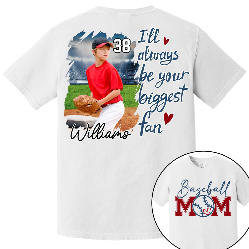 Baseball Mom Shirt, Personalized Baseball Shirt, Gift For Baseball Lover Vr2 Tu24