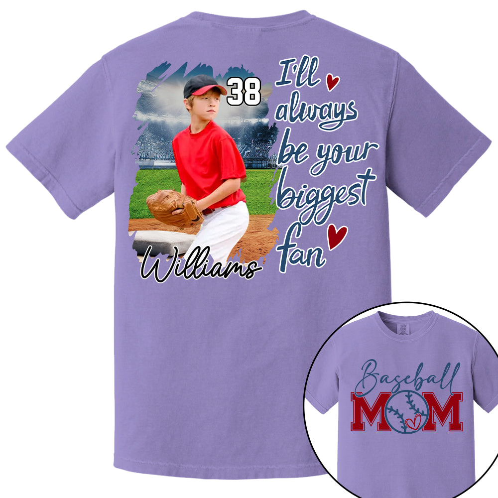 Baseball Mom Shirt, Personalized Baseball Shirt, Gift For Baseball Lover Vr2 Tu24