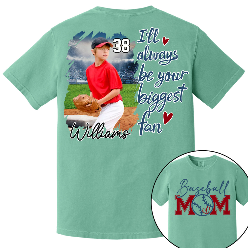 Baseball Mom Shirt, Personalized Baseball Shirt, Gift For Baseball Lover Vr2 Tu24