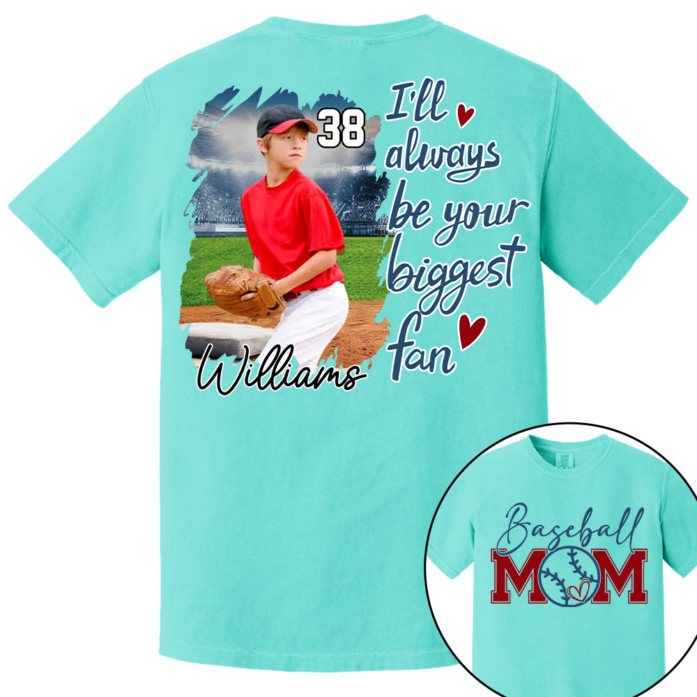 Baseball Mom Shirt, Personalized Baseball Shirt, Gift For Baseball Lover Vr2 Tu24