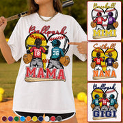 Baseball Grandma Mom - Personalized Shirt For Baseball Softball Family Mother's Day NA04 Pt99