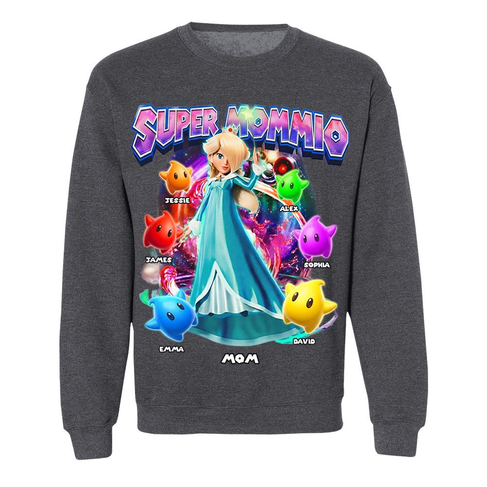 Personalized Vintage Princess Super Mommio T-Shirt, Super Mommio Retro 90s Graphic Tee, Universal Studios Shirt VH01