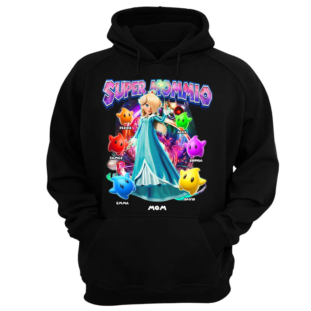 Personalized Vintage Princess Super Mommio T-Shirt, Super Mommio Retro 90s Graphic Tee, Universal Studios Shirt VH01