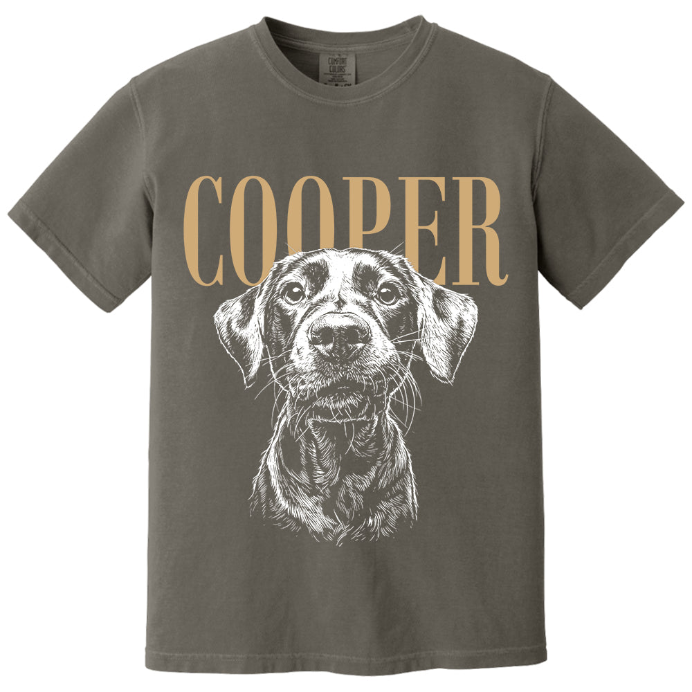 Custom Pet Photo And Name Shirt,Personalized Comfort Colors Pet Shirt,Customized Picture Dog Shirt,Dog Lover Gift,Cat Mom Gift,Pet Loss Gift VH01