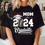 Proud of a 2025 Graduate Shirt, Custom Photo For Family
