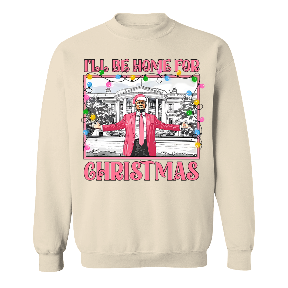 Christmas Lights Daddys Home White House Pink Trump