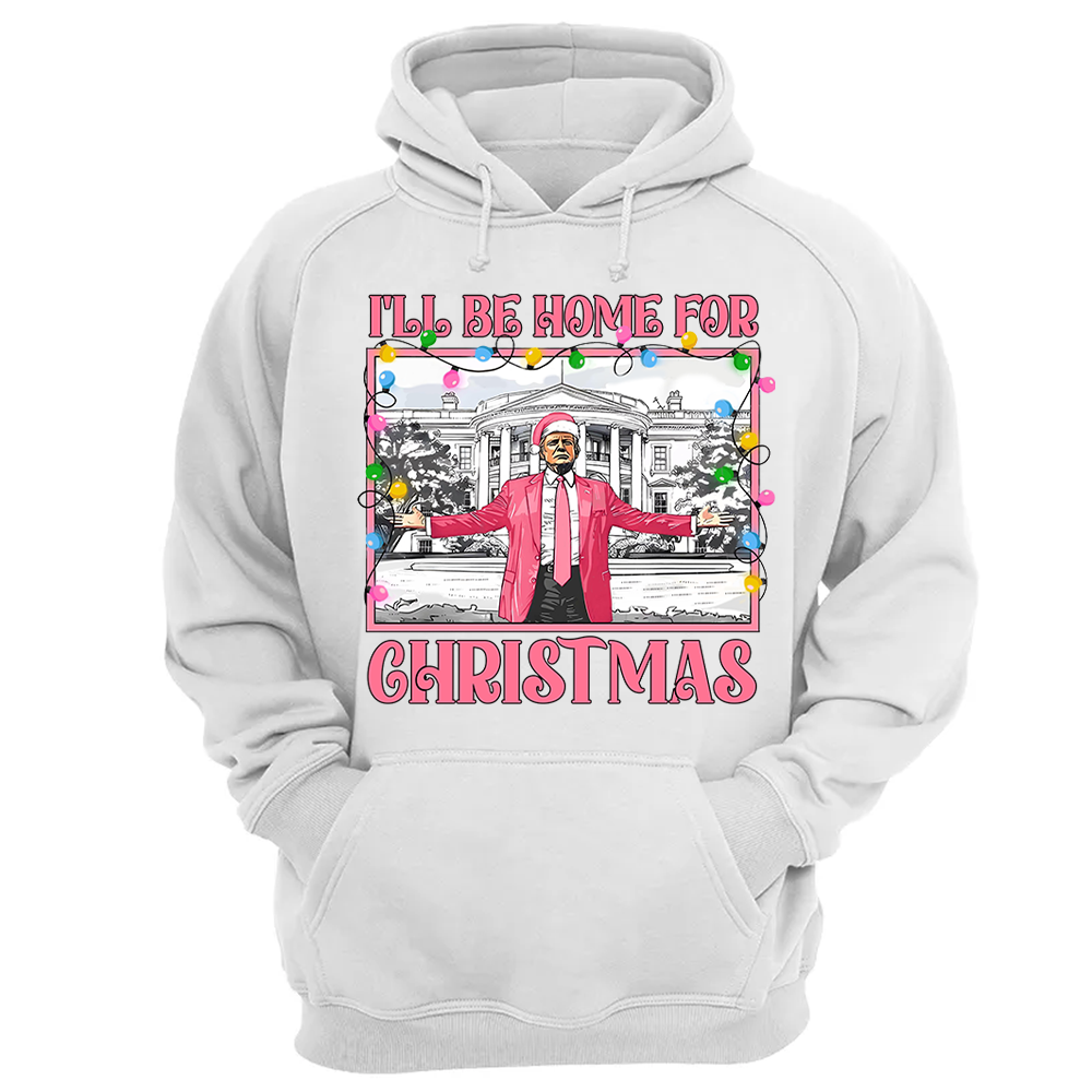 Christmas Lights Daddys Home White House Pink Trump