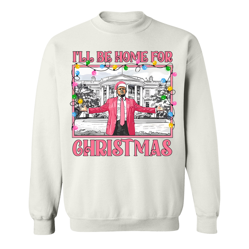 Christmas Lights Daddys Home White House Pink Trump