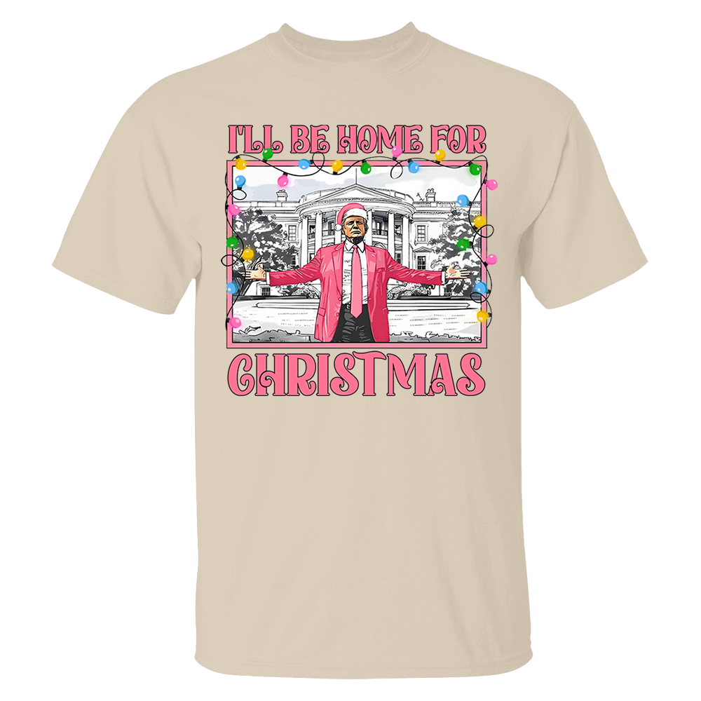 Christmas Lights Daddys Home White House Pink Trump