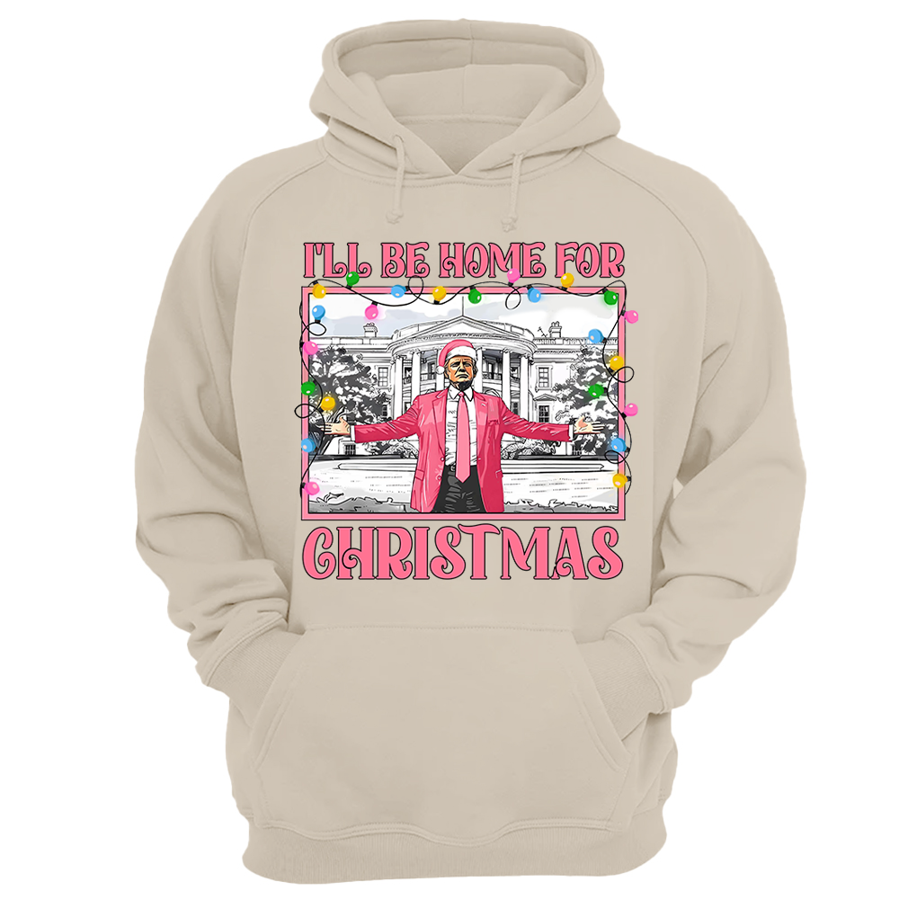 Christmas Lights Daddys Home White House Pink Trump