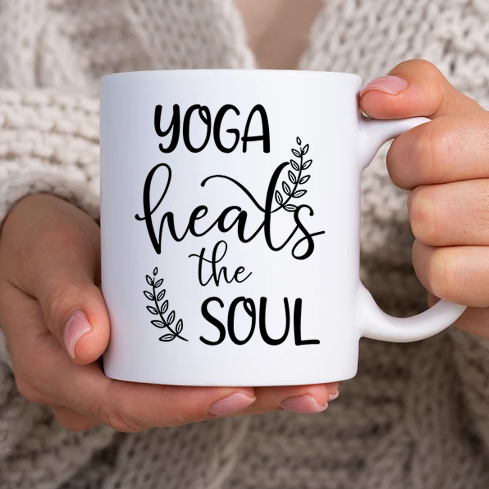 Just Breathe - Love Yourself - Be Free My Girl - Personalized Mug For Yoga Lovers NA04 Pa00 vr2