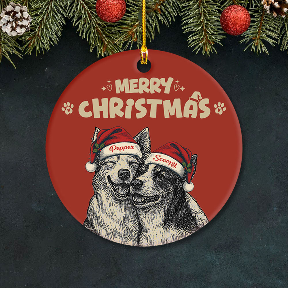 Merry Christmas Pet Lovers - Personalized Ornament Gift For Pet Lovers T1807 Pt99