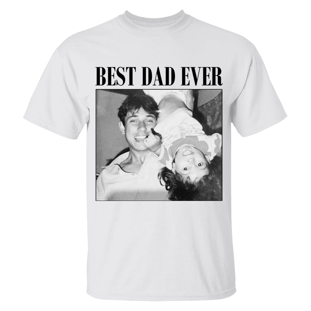 Custom Photo Dad Shirt, Personalised Comfort Colors Dad Shirt, Dad Picture Tshirt , Christmas Gift for Dad, Dad Tee, Dad Gift, Grandpa Gift VH01