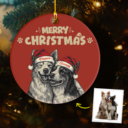 Merry Christmas Pet Lovers - Personalized Ornament Gift For Pet Lovers T1807 Pt99