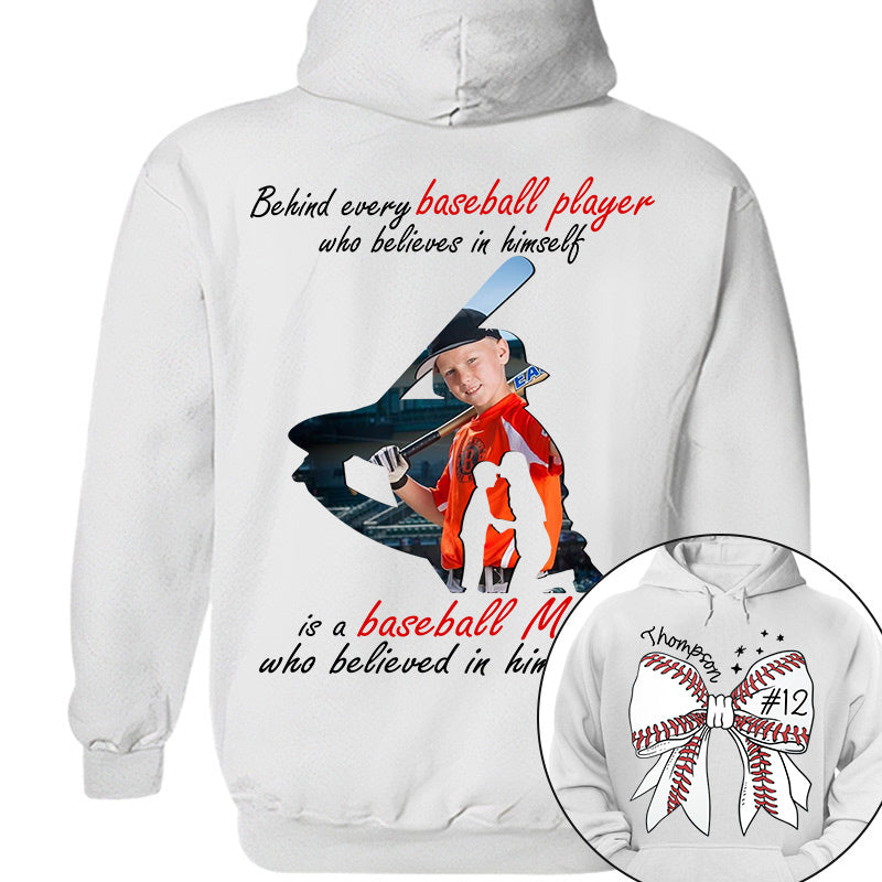 Baseball Mom Shirt, Personalized Baseball Shirt, Gift For Baseball Lover NA04 Li29