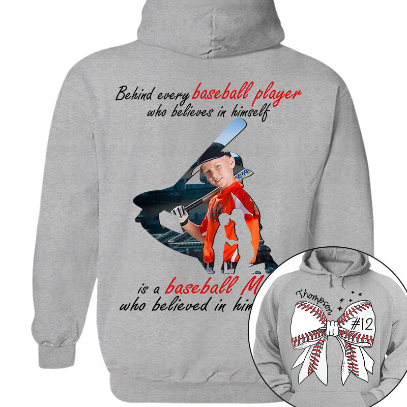 Baseball Mom Shirt, Personalized Baseball Shirt, Gift For Baseball Lover NA04 Li29