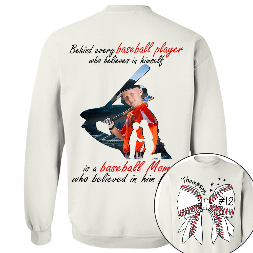 Baseball Mom Shirt, Personalized Baseball Shirt, Gift For Baseball Lover NA04 Li29