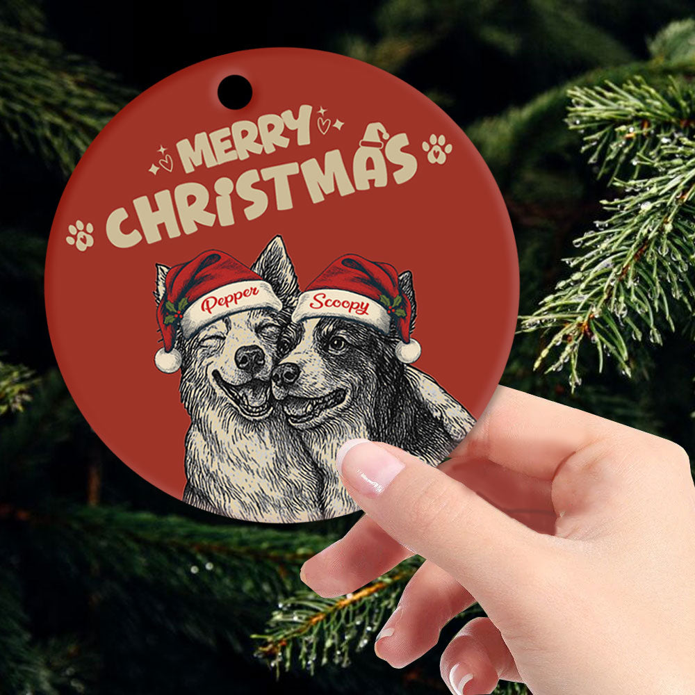 Merry Christmas Pet Lovers - Personalized Ornament Gift For Pet Lovers T1807 Pt99