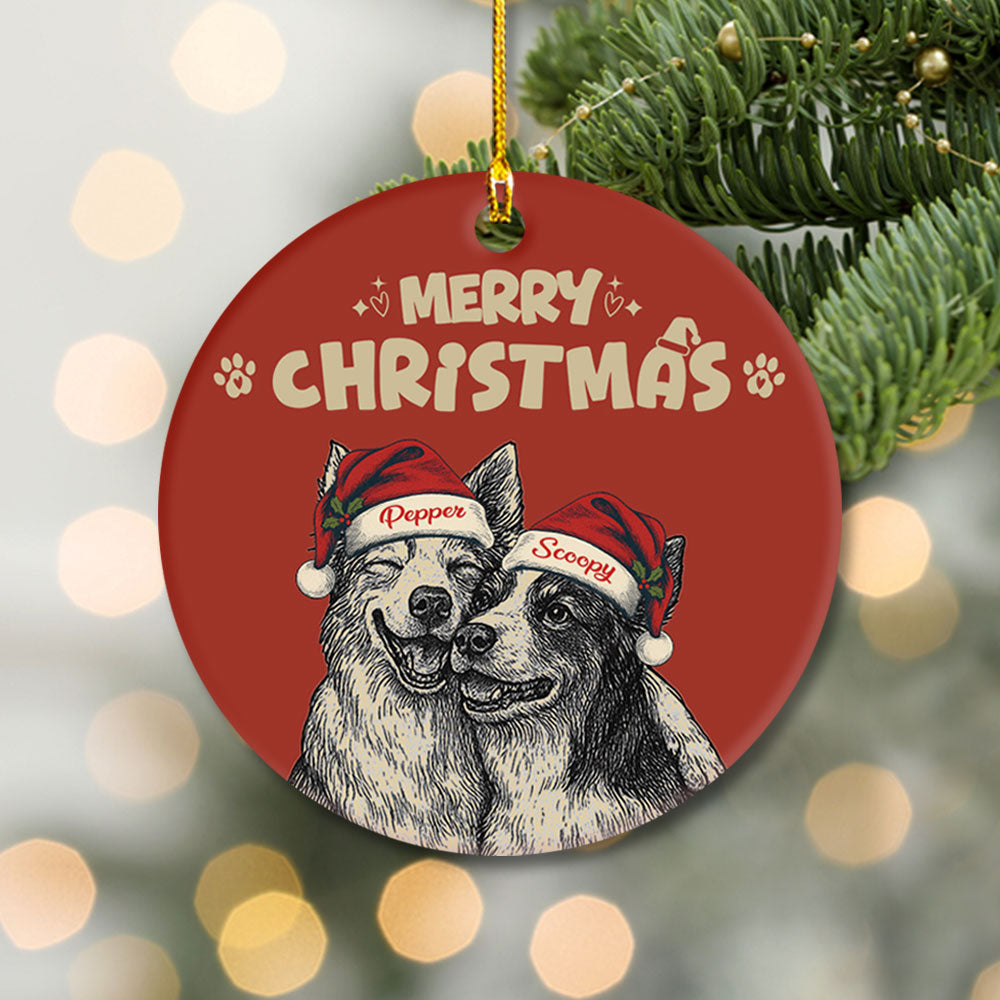 Merry Christmas Pet Lovers - Personalized Ornament Gift For Pet Lovers T1807 Pt99