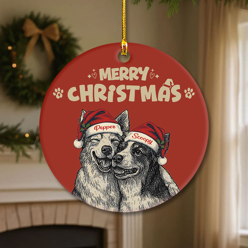 Merry Christmas Pet Lovers - Personalized Ornament Gift For Pet Lovers T1807 Pt99