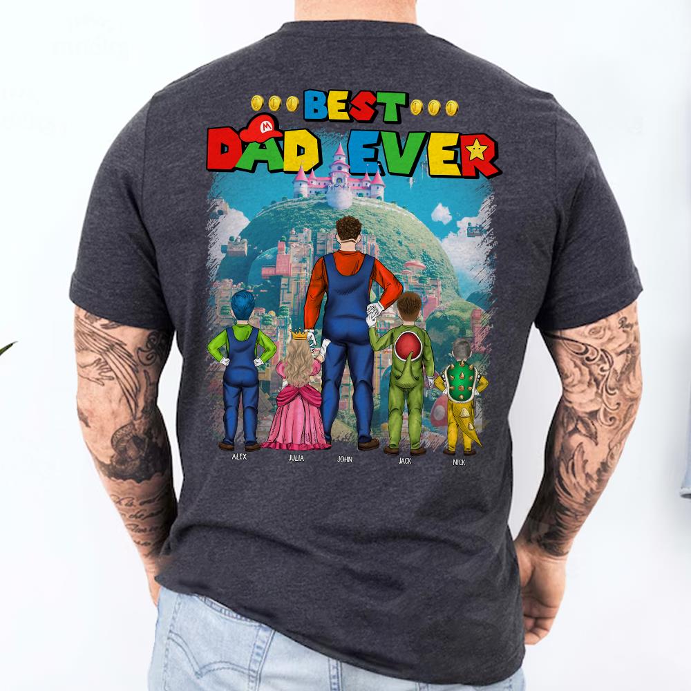 Personalized Super Daddio Shirt, Super Dad Shirt, Best Dad Ever, Father's Day Gift