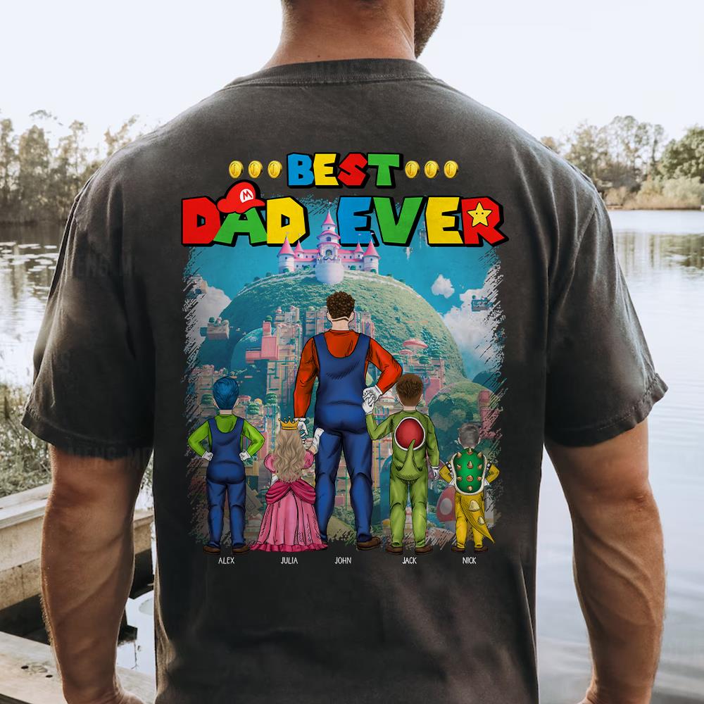 Personalized Super Daddio Shirt, Super Dad Shirt, Best Dad Ever, Father's Day Gift