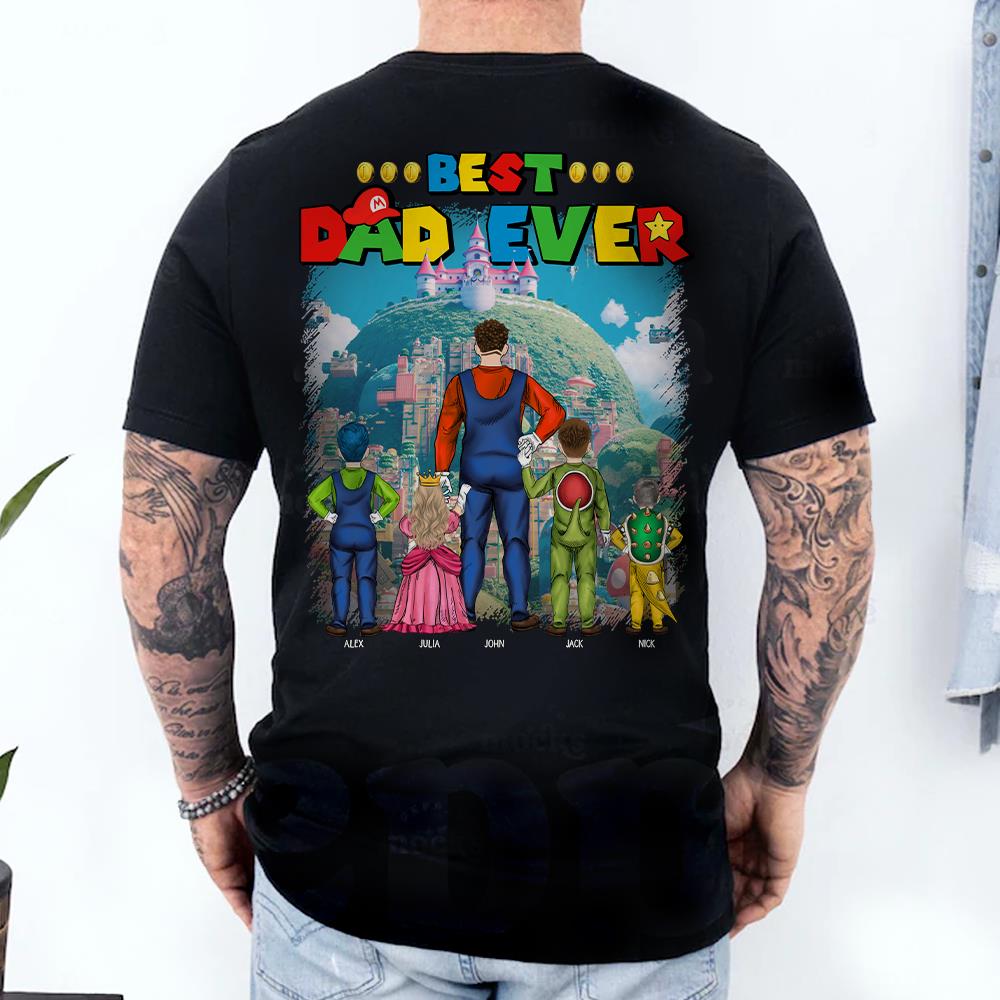 Personalized Super Daddio Shirt, Super Dad Shirt, Best Dad Ever, Father's Day Gift