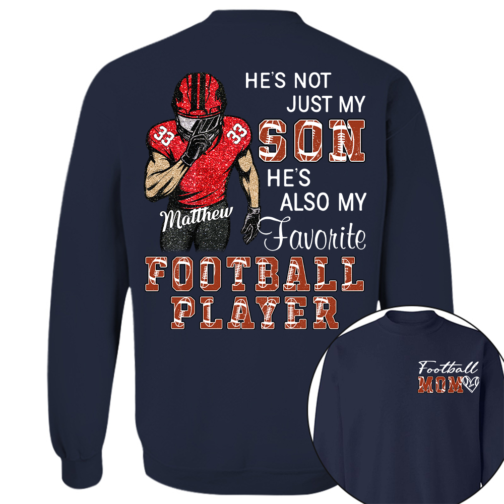 Custom Football Mom Shirt, Game Day Gift L0411 Hv01