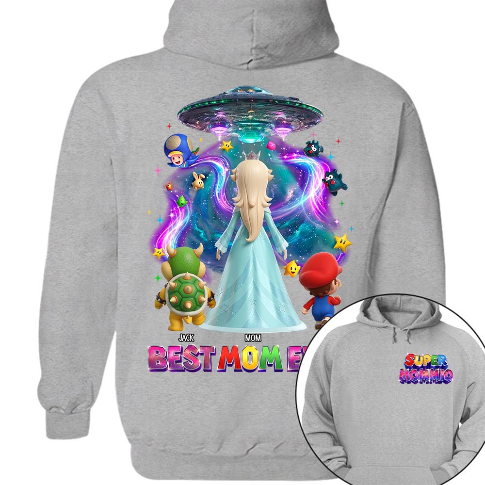 Galaxy Space Super Mommio Custom Shirt, Gift For Mom L0411 